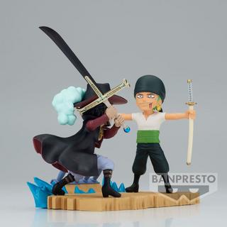 Banpresto  One Piece WCF Log Stories Zoro vs Mihawk 7cm 