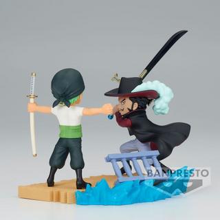 Banpresto  One Piece WCF Log Stories Zoro vs Mihawk 7cm 