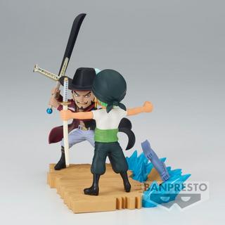 Banpresto  One Piece WCF Log Stories Zoro vs Mihawk 7cm 