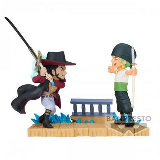 Banpresto  One Piece WCF Log Stories Zoro vs Mihawk 7cm 