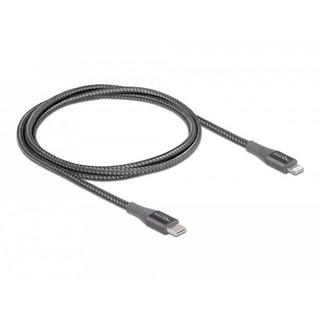 DeLock  86631 USB Kabel 1 m USB 2.0 USB A Lightning Grau 