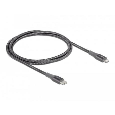 DeLock  86631 USB Kabel 1 m USB 2.0 USB A Lightning Grau 