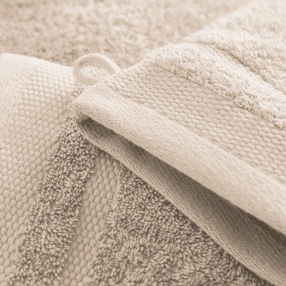 La Redoute Intérieurs Lot de 4 gants de toilette en coton peigné 600g/m2  