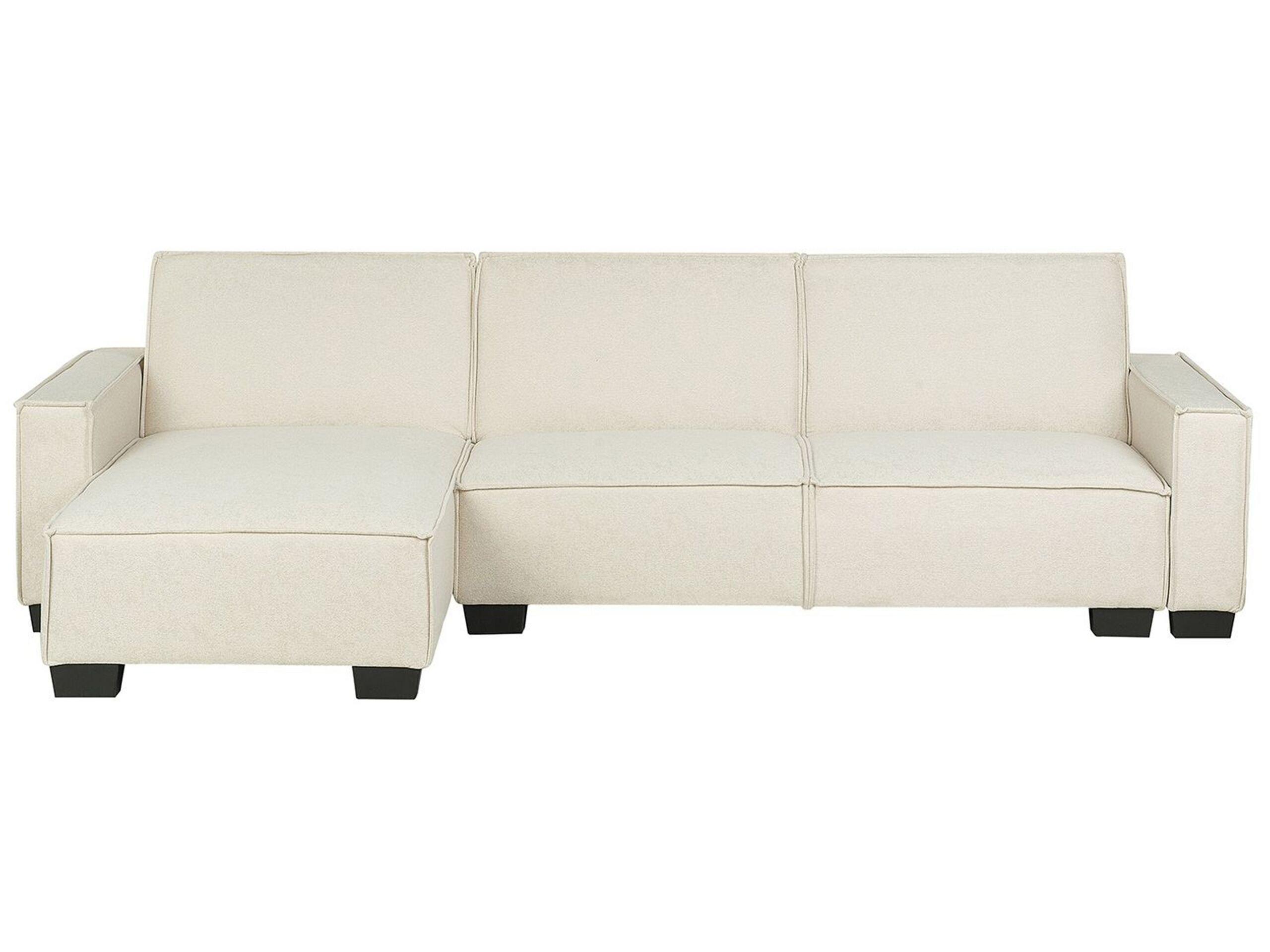 Beliani Ecksofa aus Polyester Modern ROMEDAL  