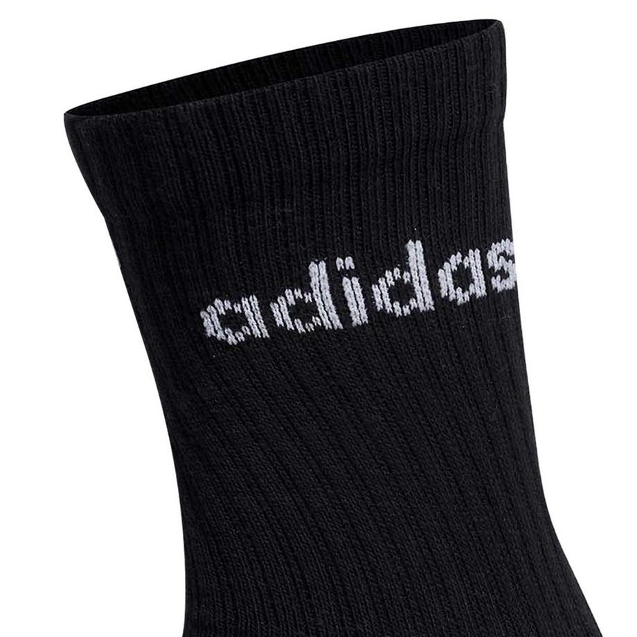 adidas Chaussettes Linear Crew Cushioned Lot de 6  