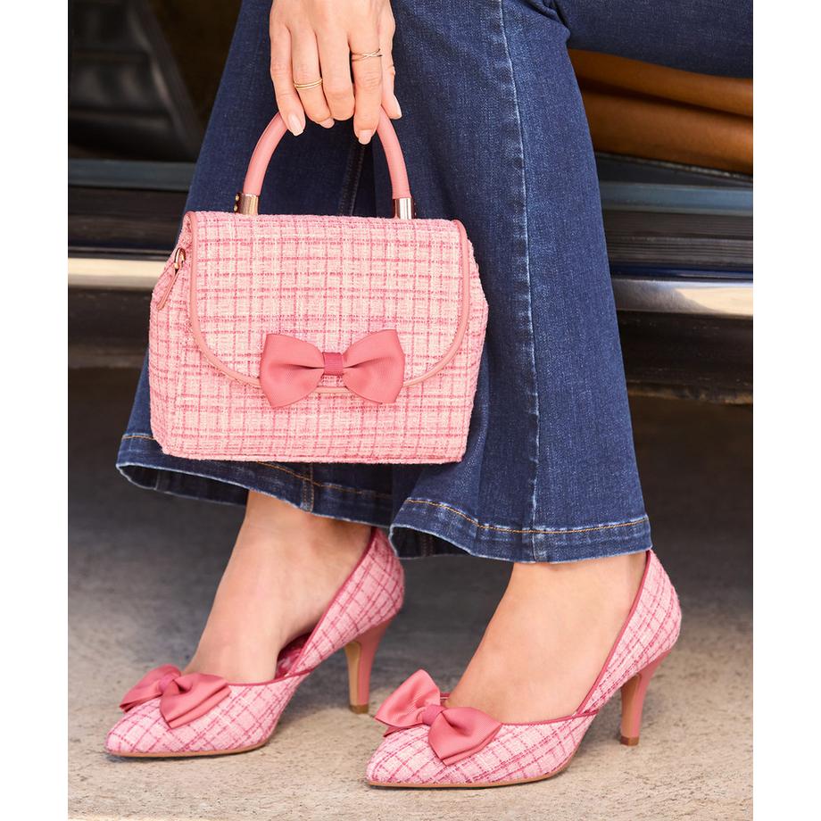 Joe Browns Tweed Schuhe mit Schleife  