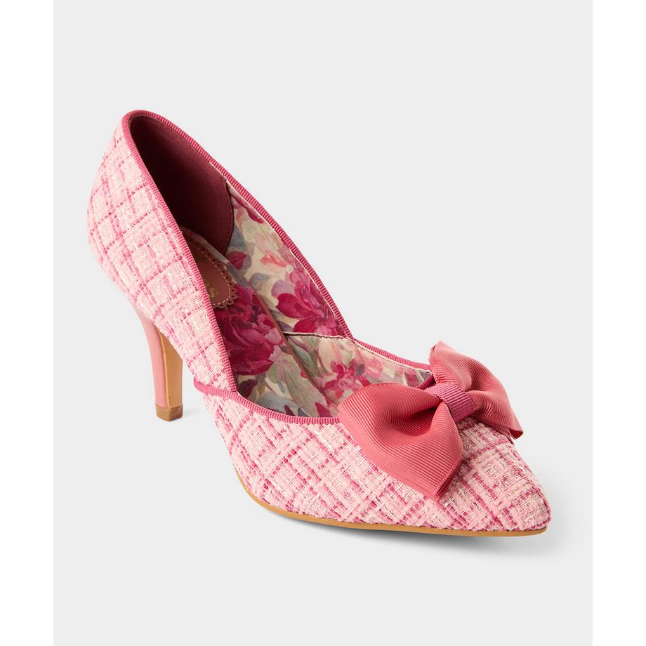 Joe Browns Tweed Schuhe mit Schleife  