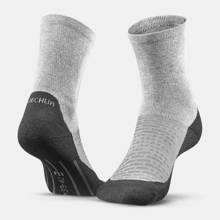 QUECHUA Hike 100 hohe Wandersocken 2 Paar  