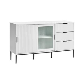 Sideboard mit Glastüren aus MDF-Platte Modern LEDUC