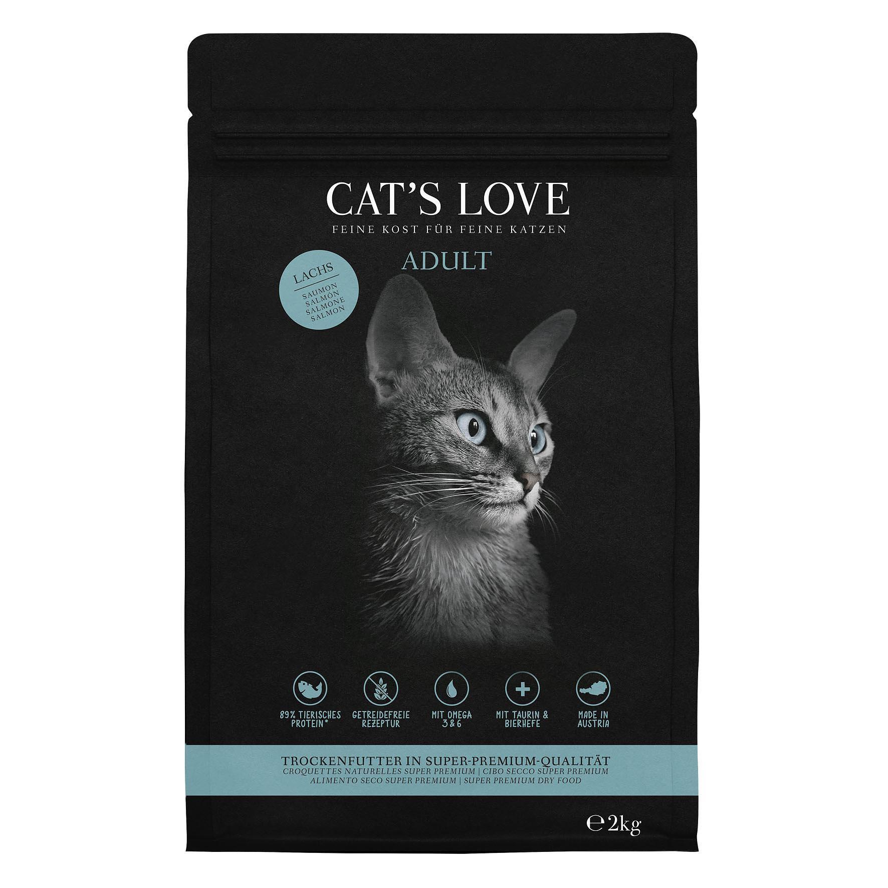 Cat's Love  Salmone adulto secco 2 kg 