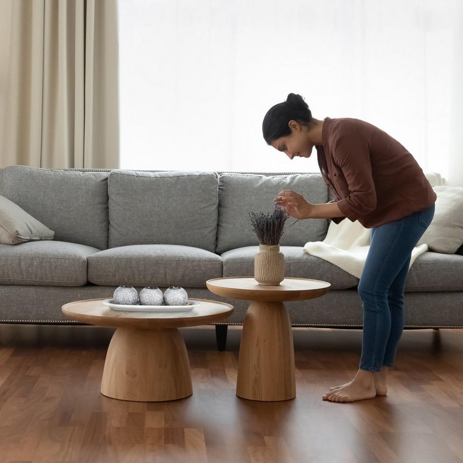 B2X  Photophore floral avec plateau 