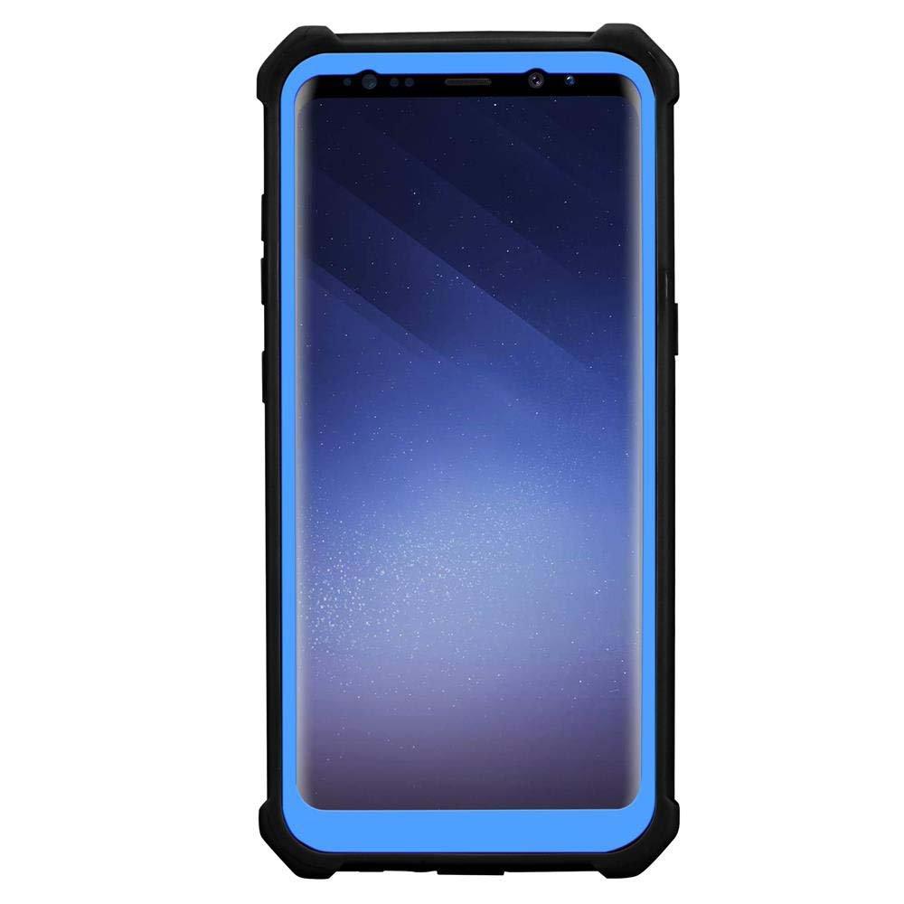 Cadorabo  Hülle für Samsung Galaxy S9 2-in-1 TPU Silikon-Rand Glas-Rücken 