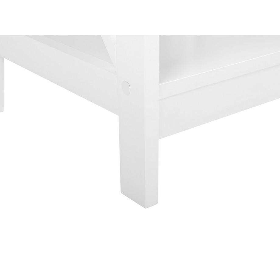 Beliani Table d'appoint en MDF Rustique FOSTER  
