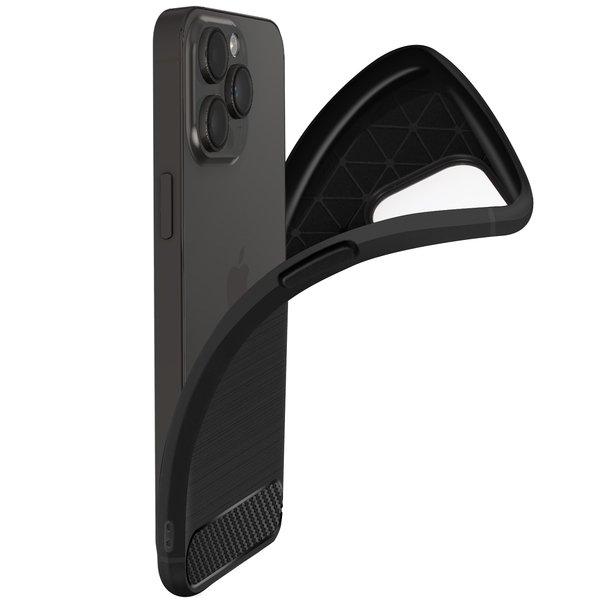 Avizar  Coque Carbone iPhone 14 Pro Noir 