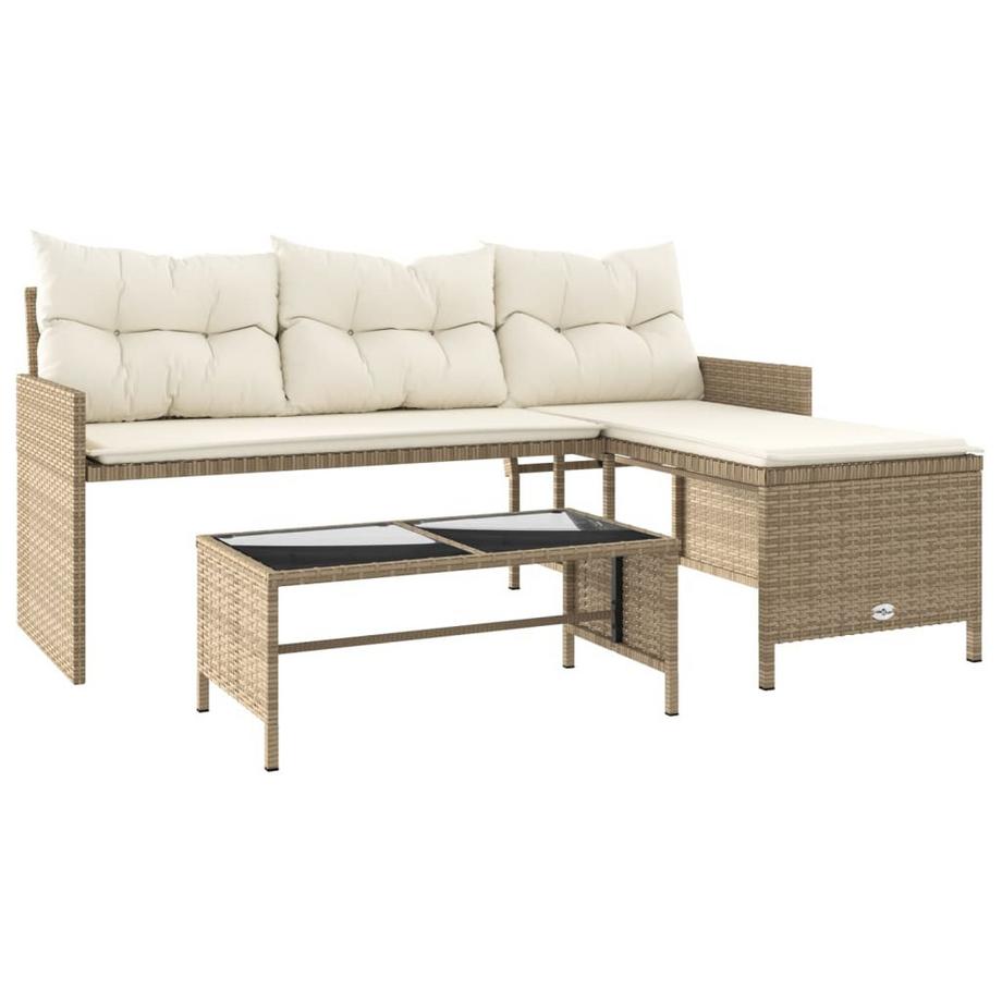 Gartensofa poly-rattan