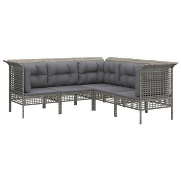 Garten lounge set poly-rattan