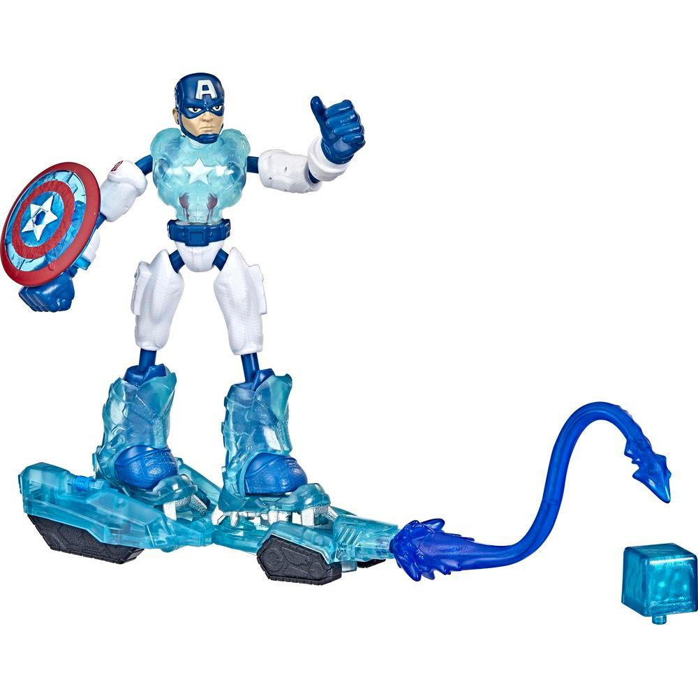 Hasbro  Avengers Bend & Flex Captain America Eis-Mission (15cm) 