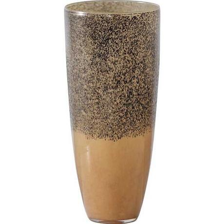 mutoni Vase Dipped Glas goldbraun  