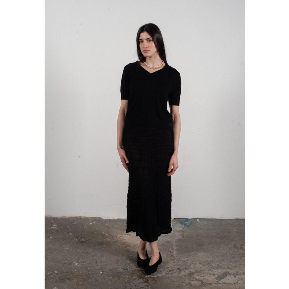 Studio Cashmere8 Frida 10 V-Ausschnitt Kurzarm T-Shirt  