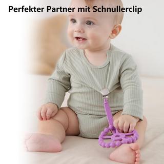 Activity-board  Anneau de dentition bébé, 3 paquets d'anneaux de dentition bébé, anneau de préhension en silicone 