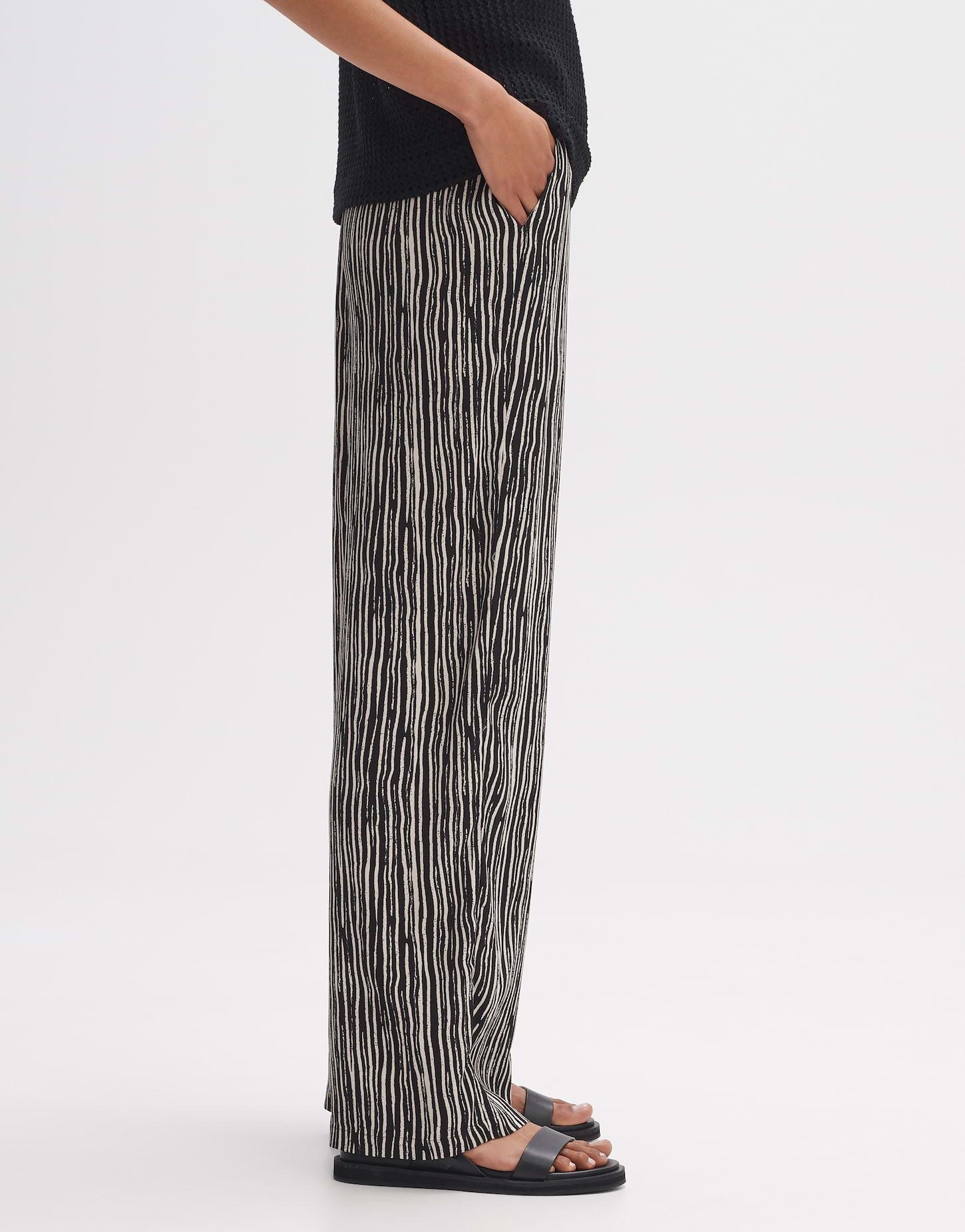 OPUS  Pantalon palazzo Manilo stripe Wide 