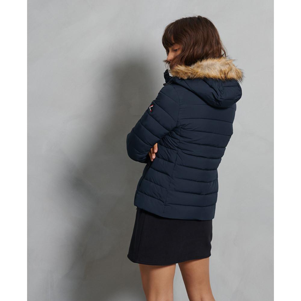 Superdry  doudoune classique avec fausse fourrure fuji 