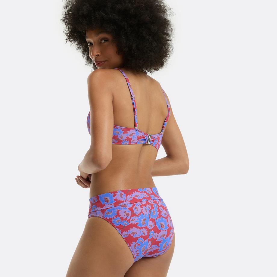 La Redoute Collections Slip Bikini Risvolto Floreale  