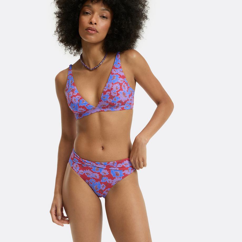 La Redoute Collections Slip Bikini Risvolto Floreale  