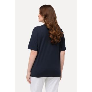 Ulla Popken  T-Shirt, Trachtenmotiv,, Classic, Rundhals, Halbarm 