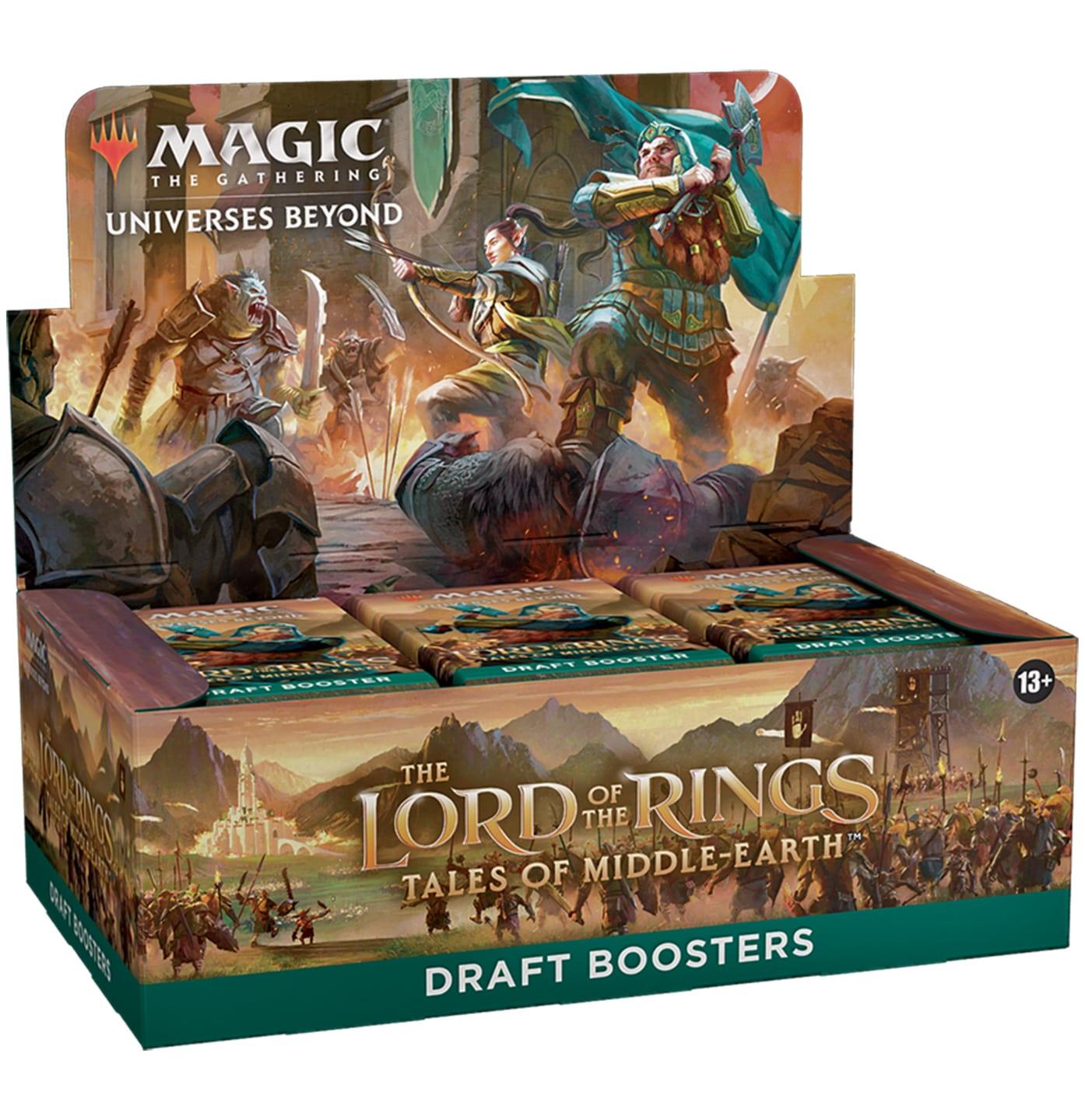 Wizards of the Coast  The Lord of the Rings: Tales of Middle-earth™ Draft Booster Display - Magic the Gathering - EN 