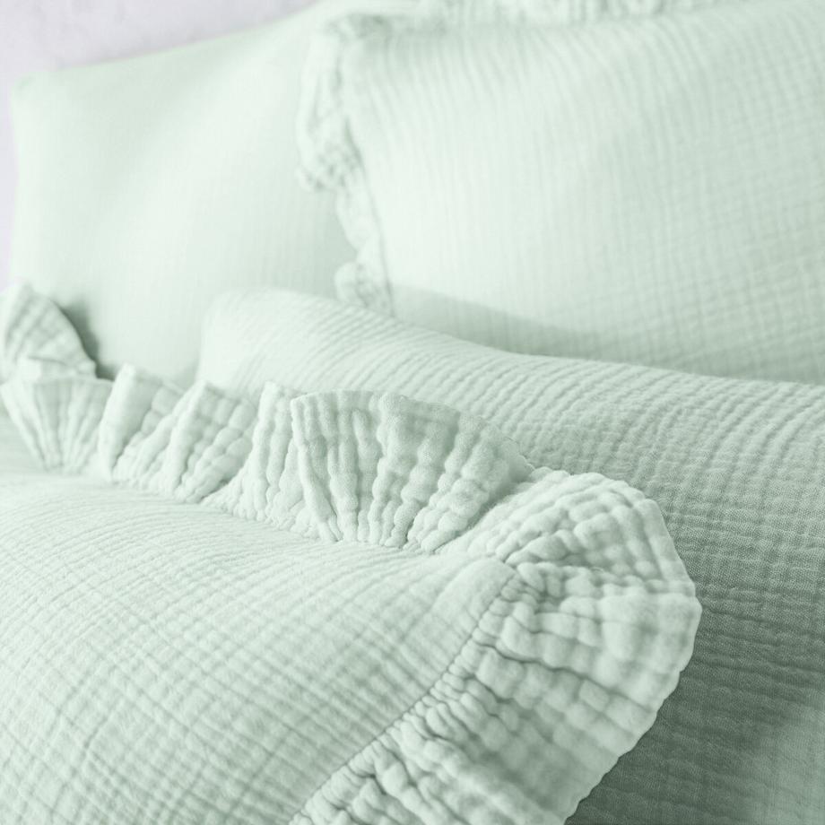 La Redoute Intérieurs Kumla Baumwoll-Musselin Kinder-Kopfkissenbezug  