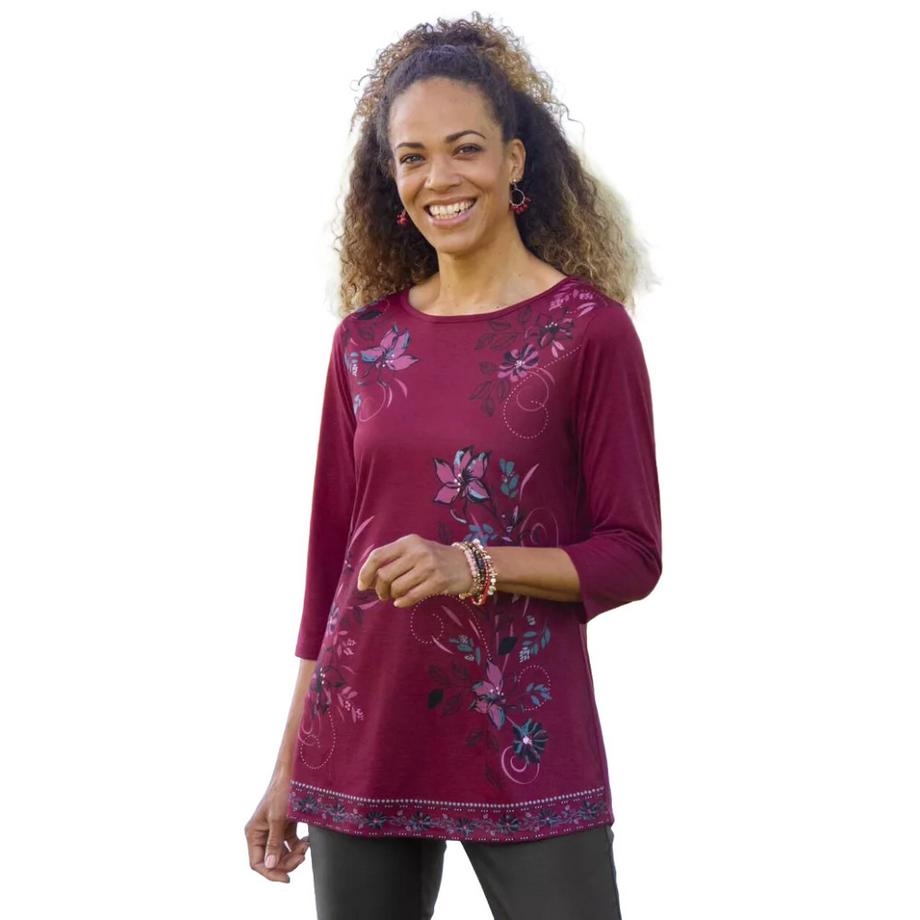 Atlas For Women Tunique Col Bateau  