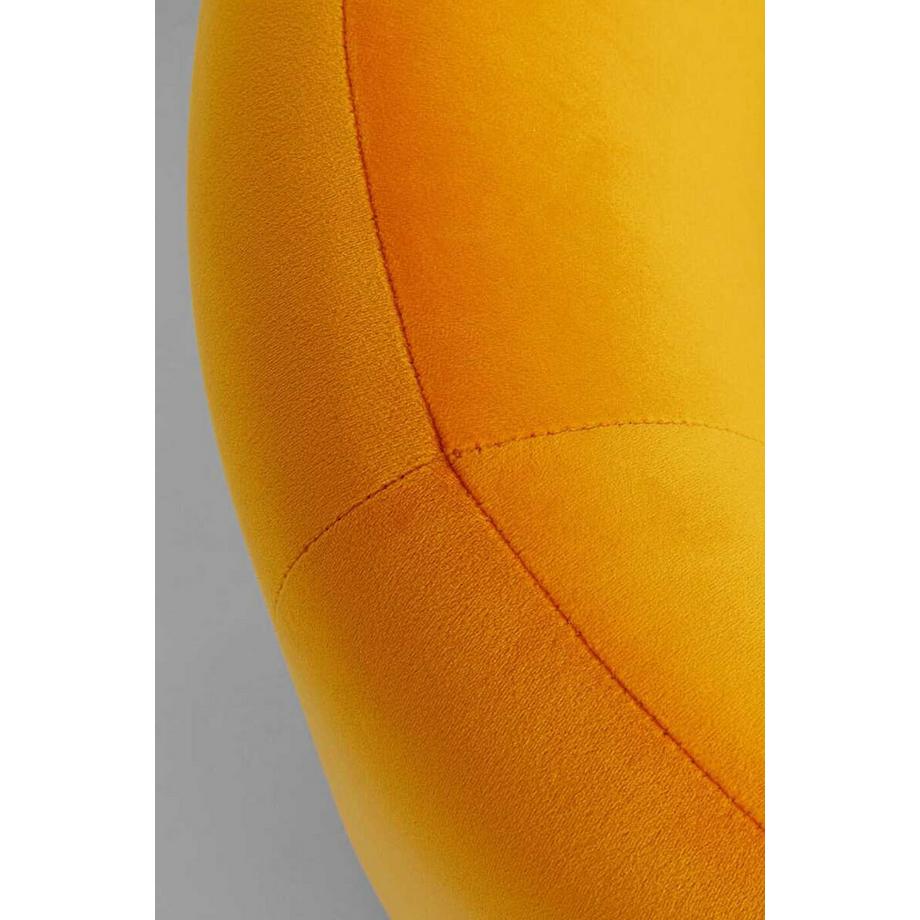 KARE Design Drehsessel Orion gelb  