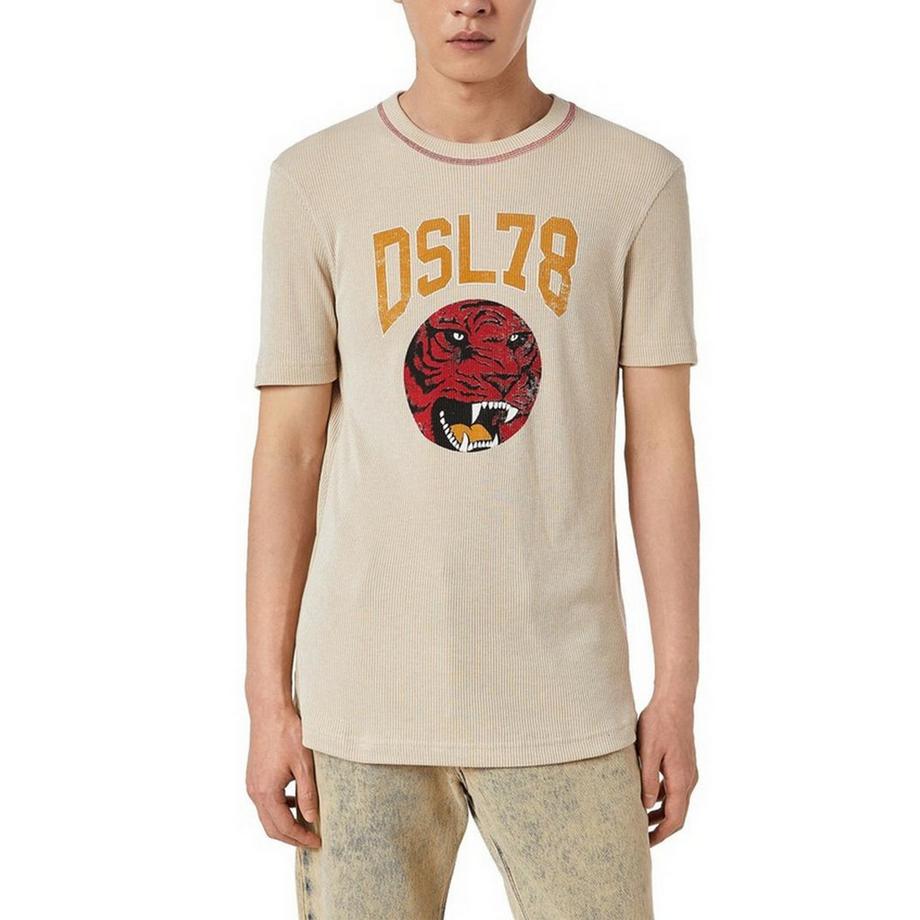 DIESEL DSL78 Geripptes T-Shirt  