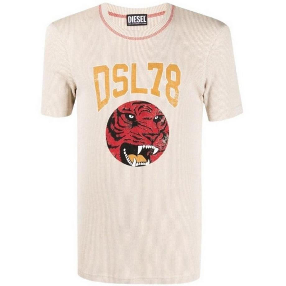 Dsl78 T-Shirt, Gerippt