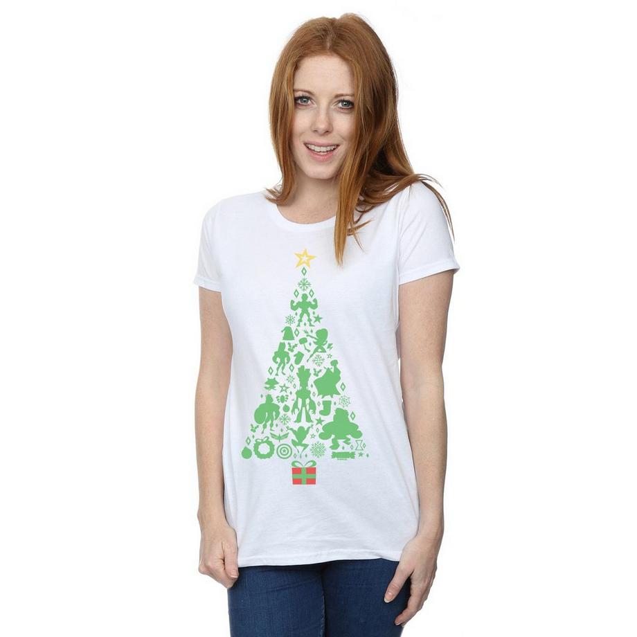 MARVEL Avengers T-Shirt Albero di Natale  