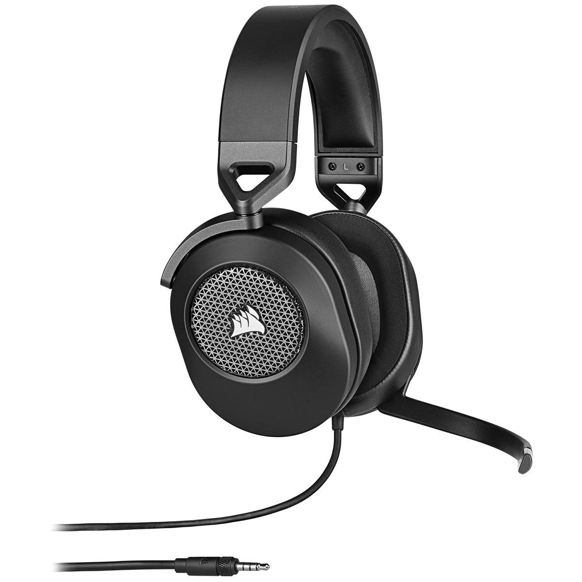 Corsair  HS65 SURROUND Auricolare Cablato Portatile Giocare Carbonio 