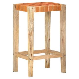 VidaXL Tabouret de bar cuir  