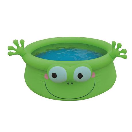 Jilong  Aufblasbarer Kinderpool Frosch (⌀175cm × 62cm) 