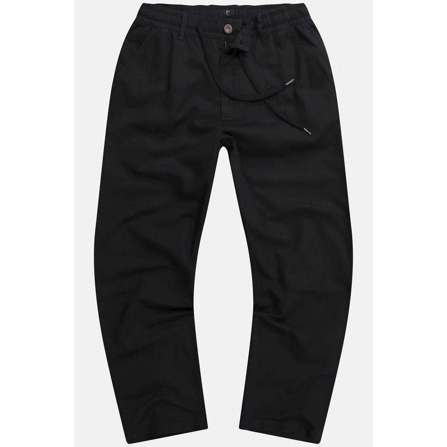 JP1880 Leinenoptik Basic Fit Casual Hose mit Elastikbund  