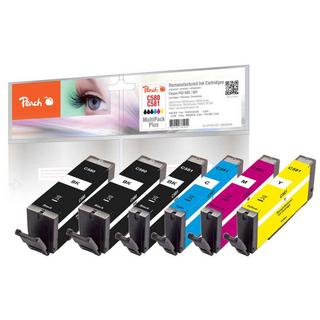 Peach  Tinte Canon PGI-580/CLI-581 Multi+ 2x11, 4x5.6 ml, 2xbk, pbk, c, m, y 