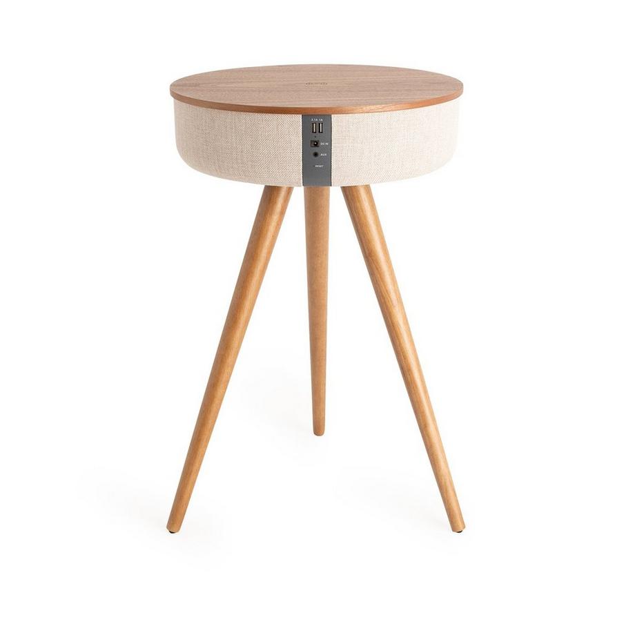 CREATE  Table d'enceinte Bluetooth et chargeur de smartphone sans fil 
