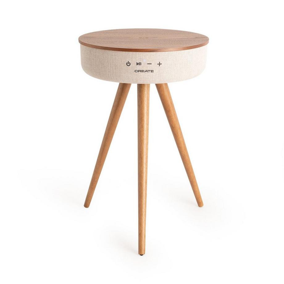 CREATE  Table d'enceinte Bluetooth et chargeur de smartphone sans fil 