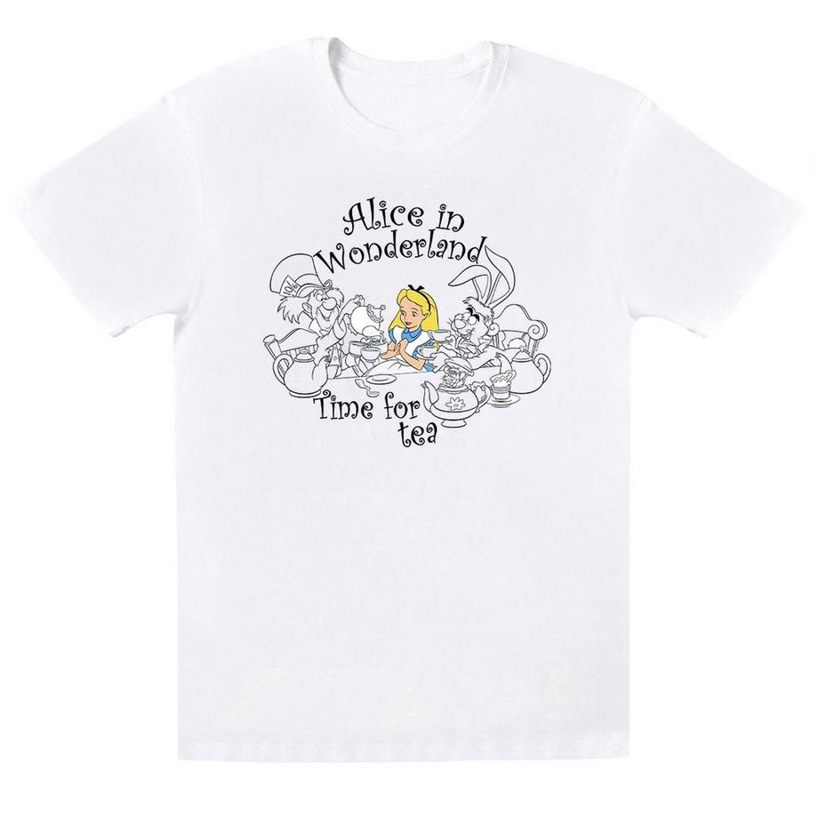 Disney  Tshirt ALICE IN WONDERLAND TIME FOR TEA 