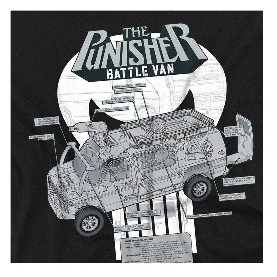 The Punisher  T-ShirtBattle Van Specs 