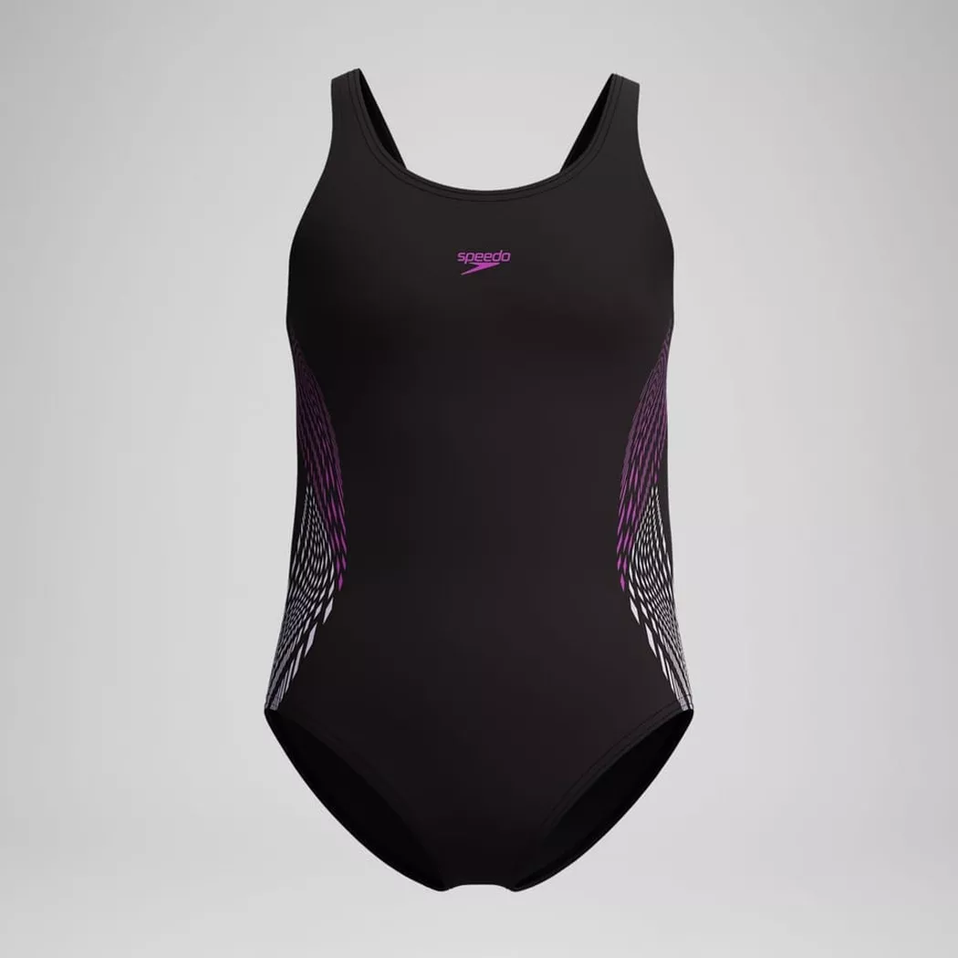 Speedo - Placmement Muscleback, 128, Noir