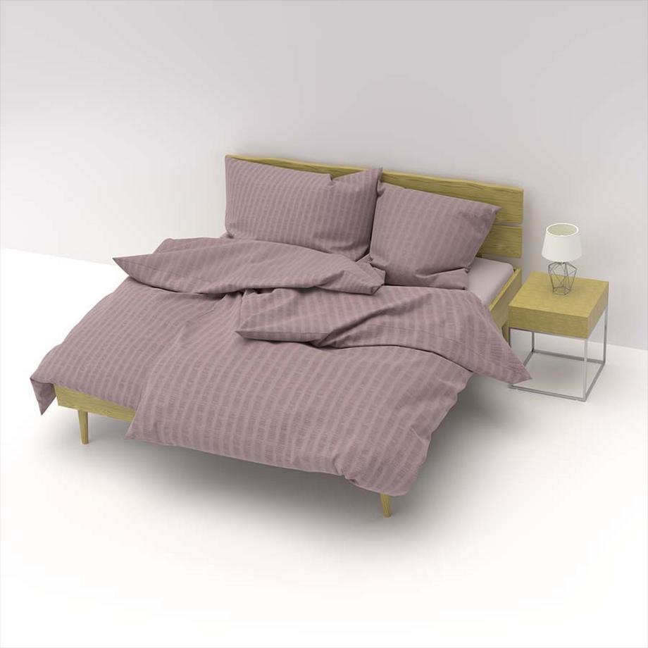 Lotus Bettwaren Lotus Satin Seersucker Uni Linge de Lit  