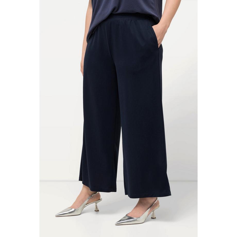 Ulla Popken Jupe-culotte Jersey Jambe Large Taille Élastique  