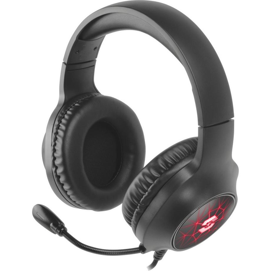 SL-860013-BK écouteur/casque Avec fil Arceau Jouer USB Type-A Noir
