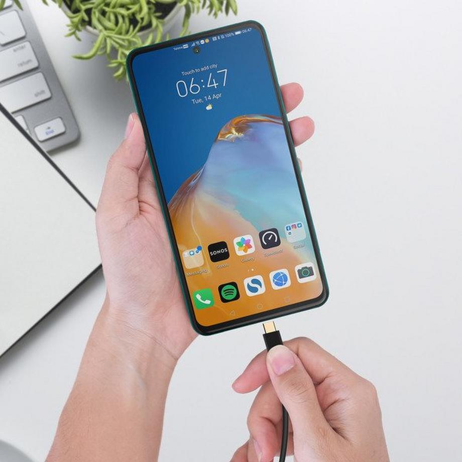 Avizar  USB-C / USB-C Kabel 2 Meter Schwarz 